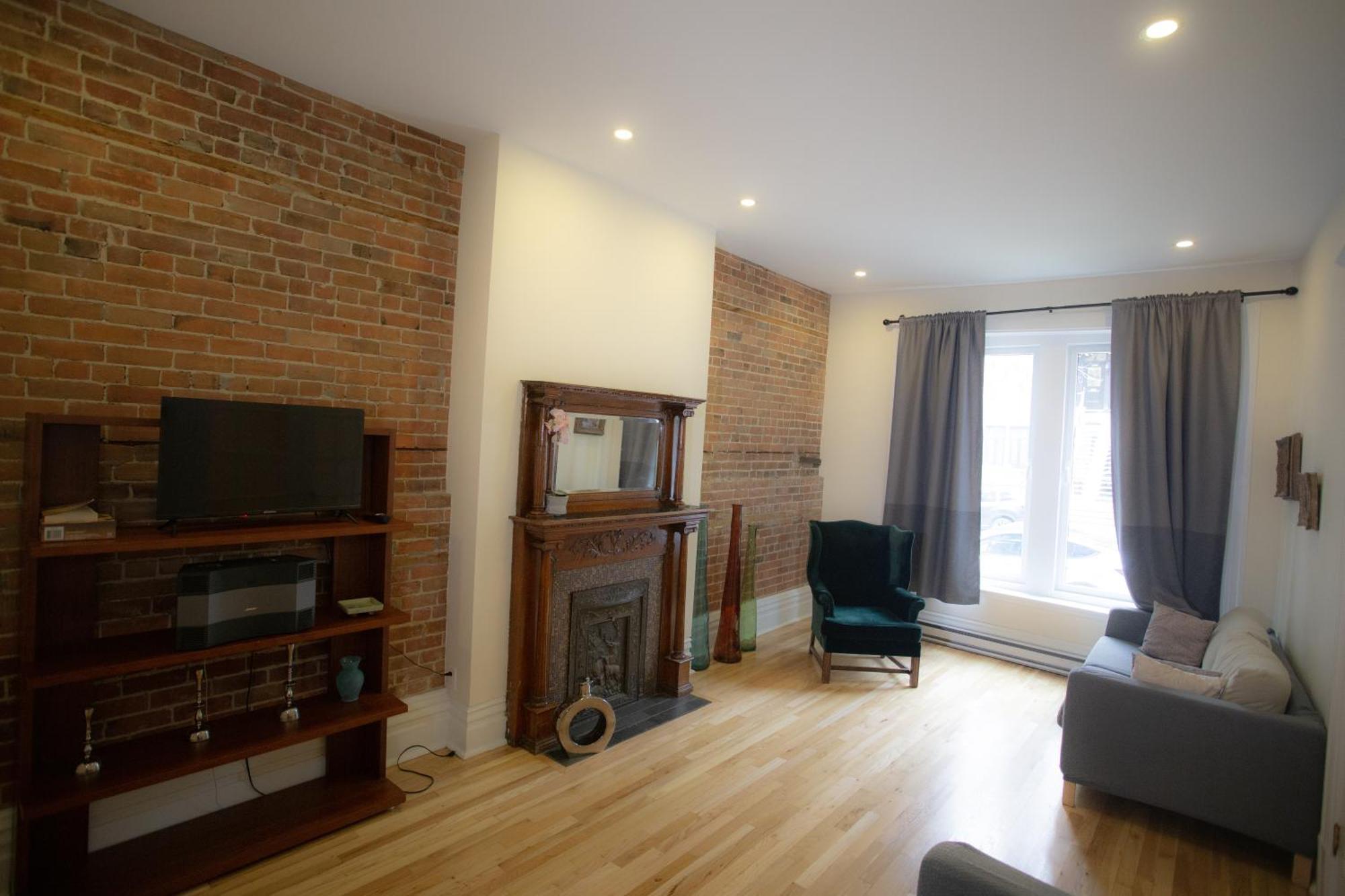 Spacious Downtown Montreal Apartment, 4Br-2Ba,Free Wifi Exterior foto